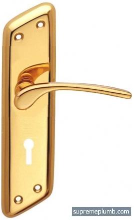 Mars Lever Lock Polished Brass